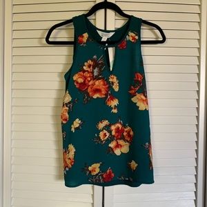 NWT Market & Spruce floral tank size XS.